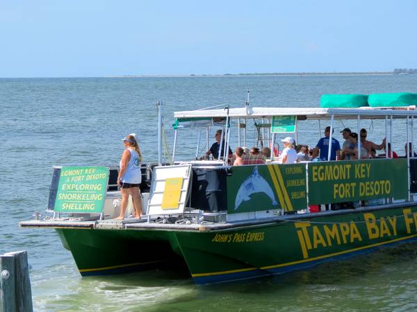 Tampa Bay Ferry to Egmont Key