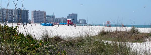 Sand Key Park beach, Florida Gulf coast.