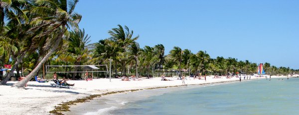 Florida Keys beach.